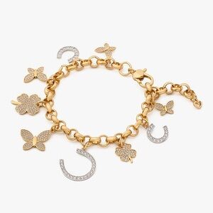 🍀 NWT Kate Spade Lucky Charm Statement Bracelet 🍀
